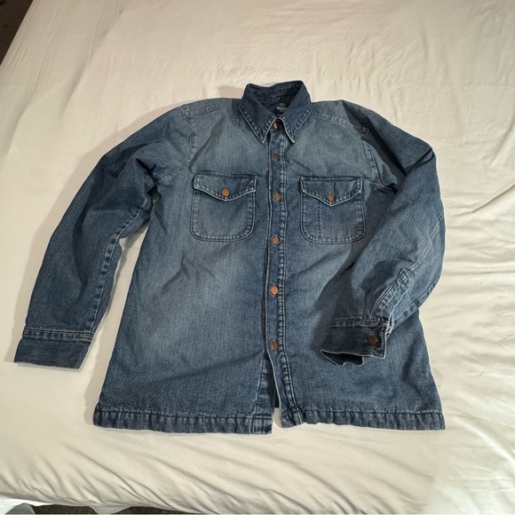 OshKosh B'gosh Men's Classic Blue Denim Shirt Jacket